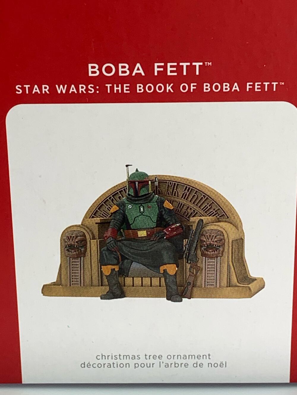 Hallmark Keepsake Christmas Ornament 2021 Star Wars The Mandalorian Boba Fett